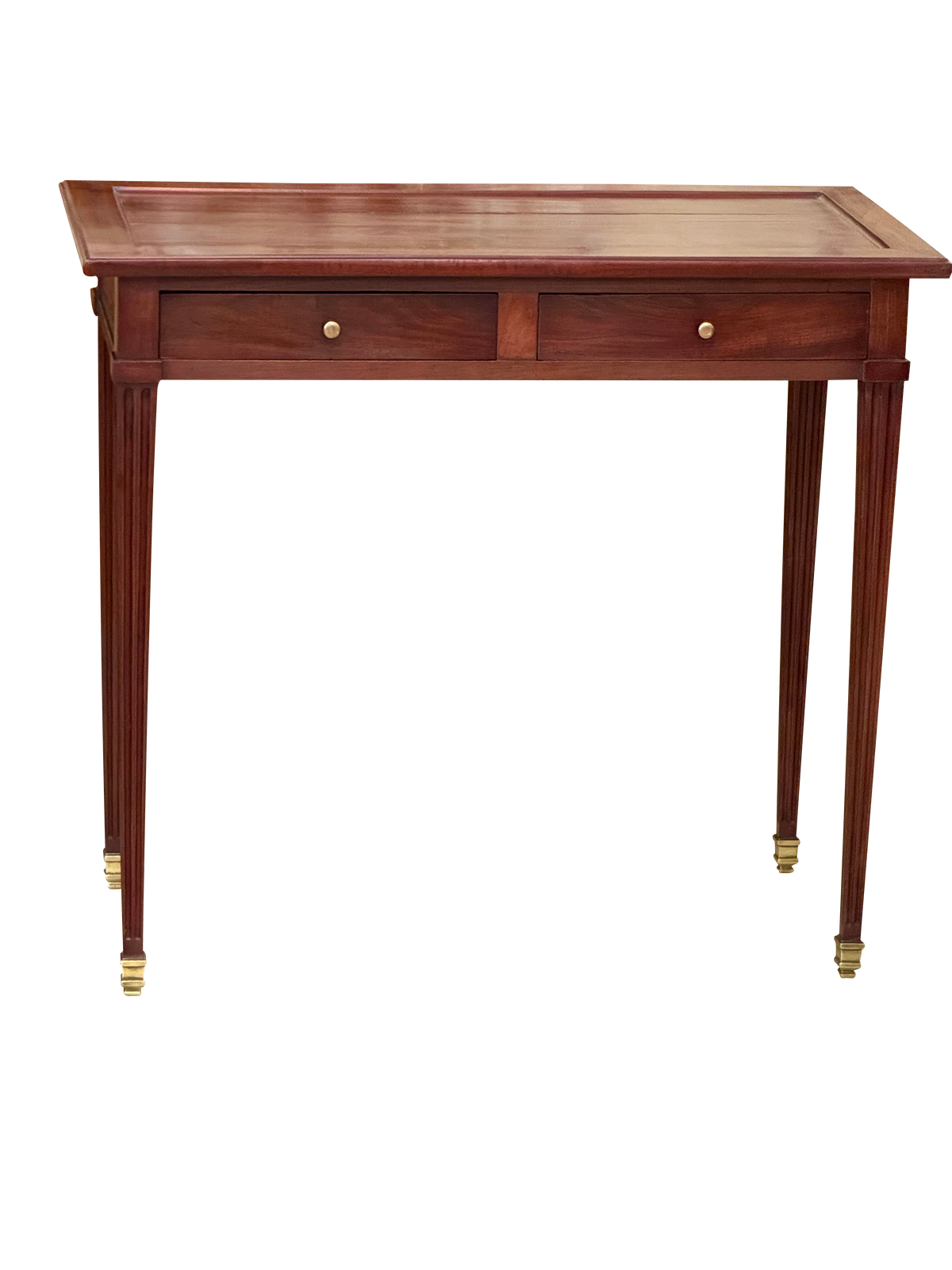 Louis XVI period French mahogany “petite table de salon,” side table