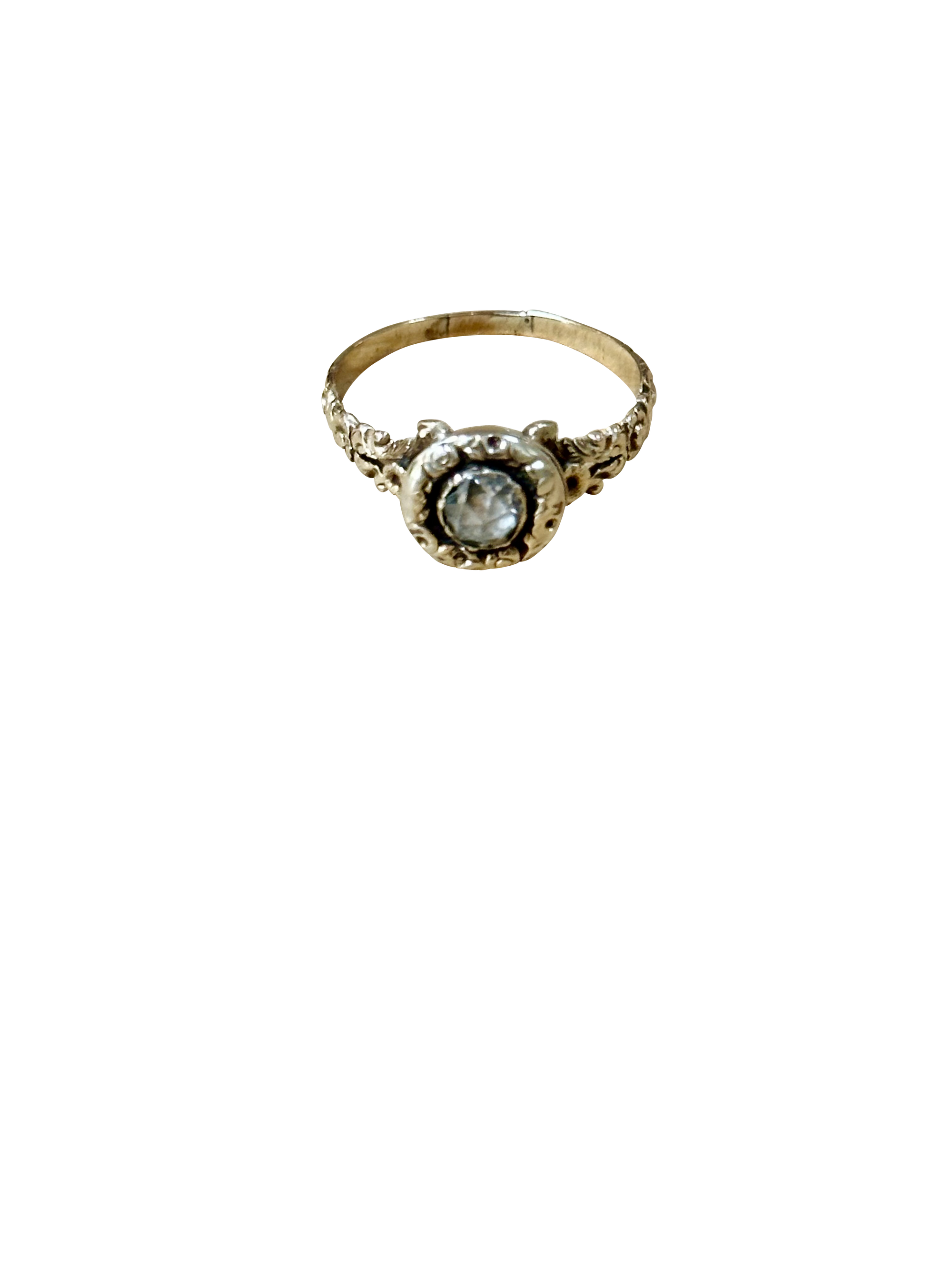 Georgian Diamond and Gold Ring
