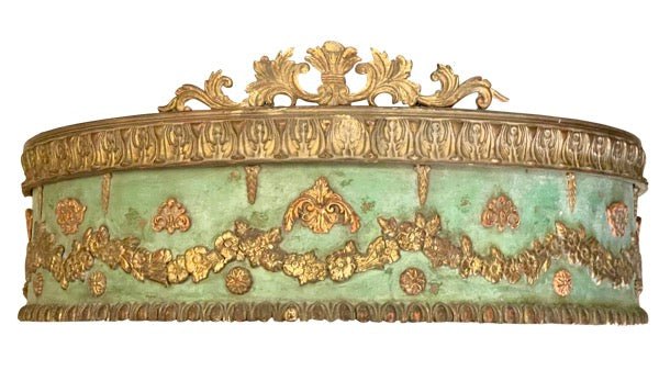 18TH - 19TH CENTURY LOUIS XVI STYLE BED CROWN - Helen Storey Antiques