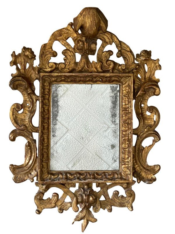 18th Century Carved &amp; Gilded Italian Mirror - Helen Storey Antiques