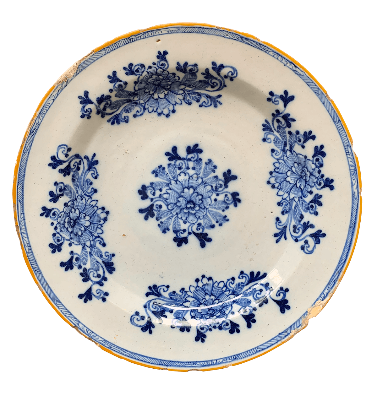 18TH CENTURY DUTCH DELFT CHARGER - Helen Storey Antiques