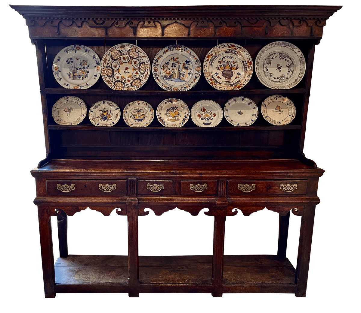 18th Century English Oak Welsh Dresser - Helen Storey Antiques