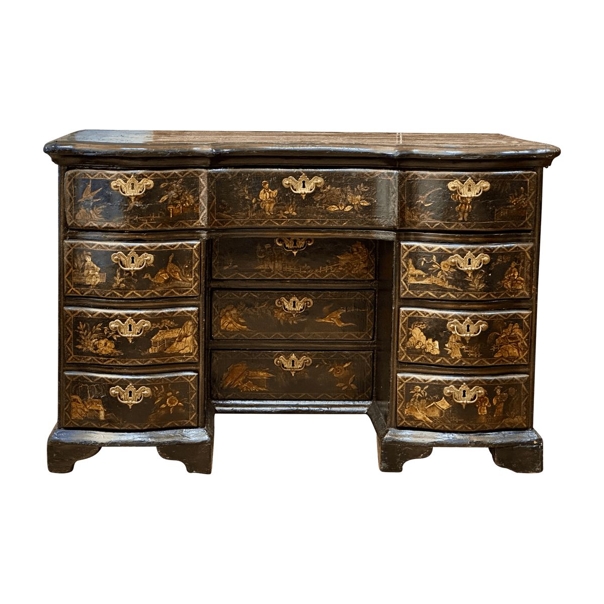 18th Century French Louis XV Chinoiserie Desk - Helen Storey Antiques