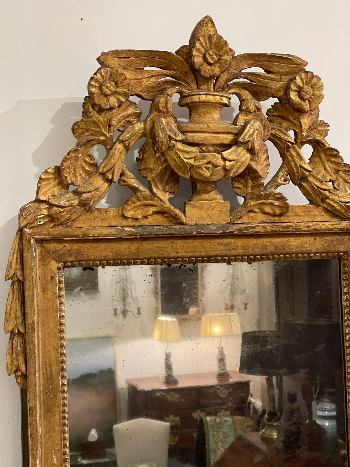 18TH CENTURY FRENCH LOUIS XVI MIRROR - Helen Storey Antiques