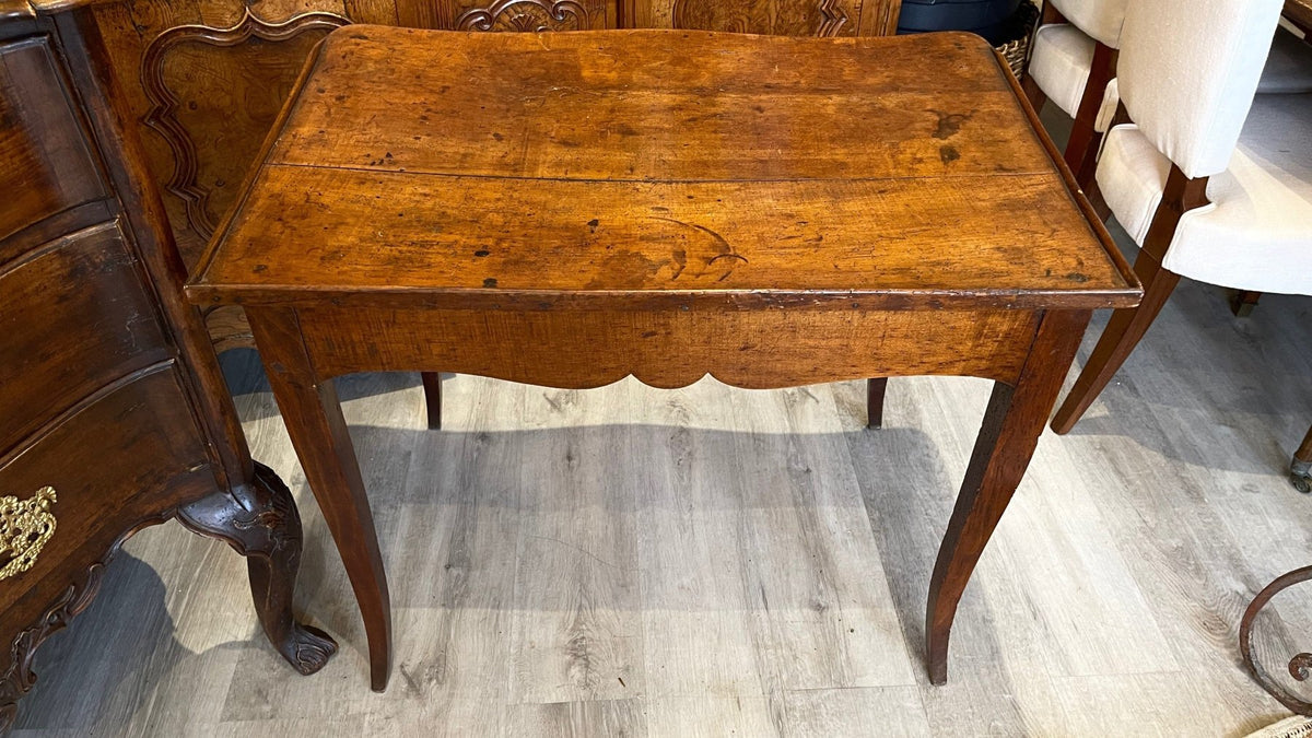 18TH CENTURY FRENCH PROVINCIAL walnut ESCRITOIRE SIDE TABLE - Helen Storey Antiques