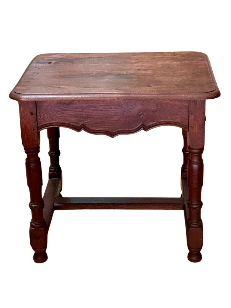 18th Century French Walnut Side Table - Helen Storey Antiques