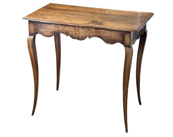 18TH CENTURY FRENCH WALNUT WRITING SIDE TABLE - Helen Storey Antiques