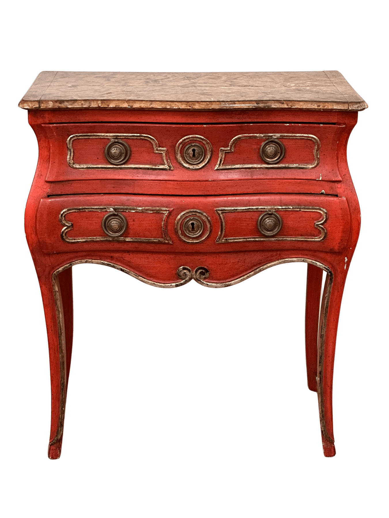 18th Century Louis XV Commode with Faux Marble Top