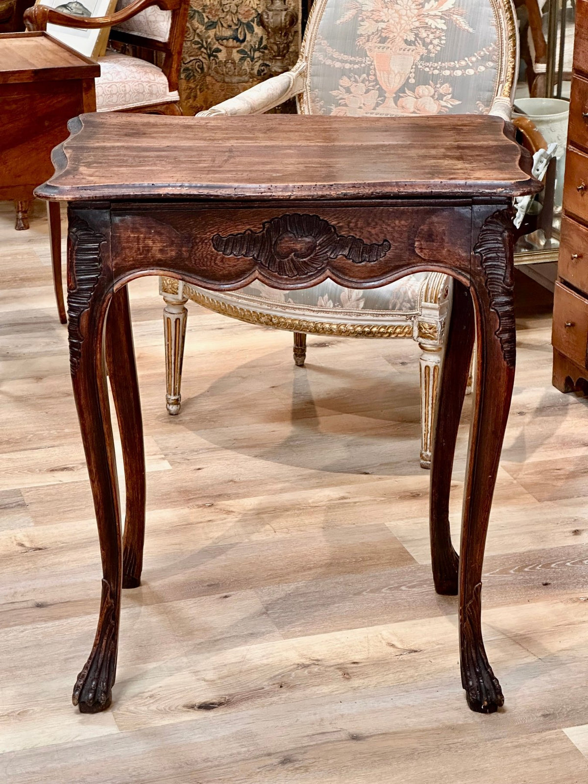 18th Century Louis XV French Provincial Side Table - Helen Storey Antiques