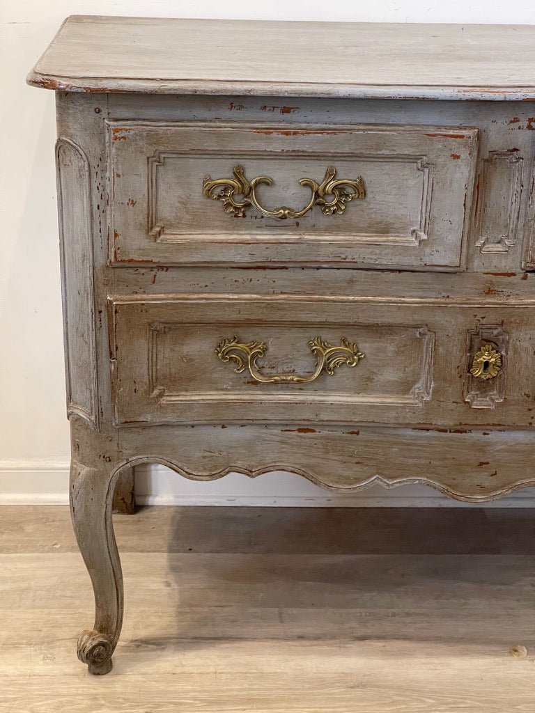 18th Century Painted French Provincial Commode - Helen Storey Antiques