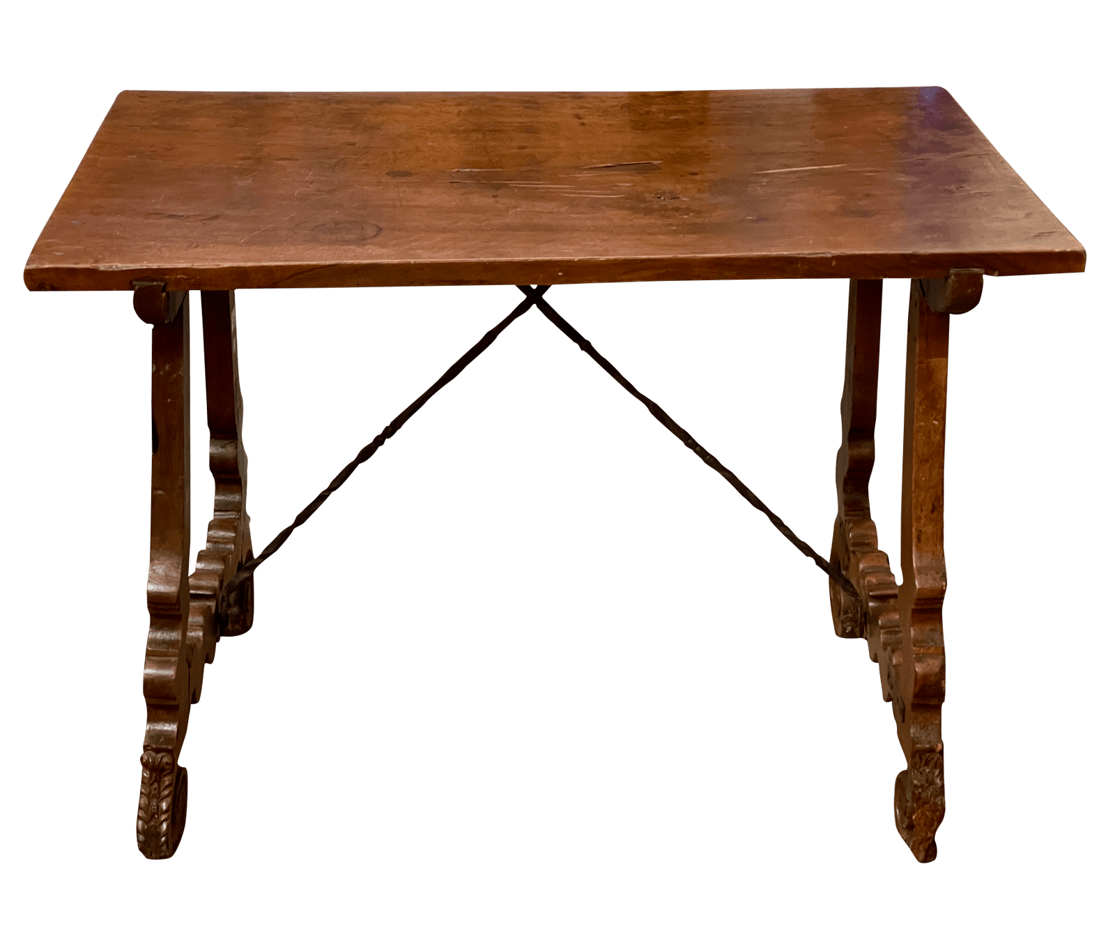 18th Century Spanish Walnut Tavern Table