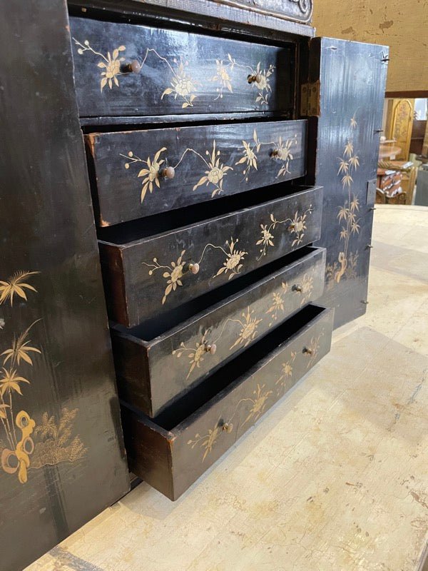 19th Century Chinese Export Table Cabinet - Helen Storey Antiques