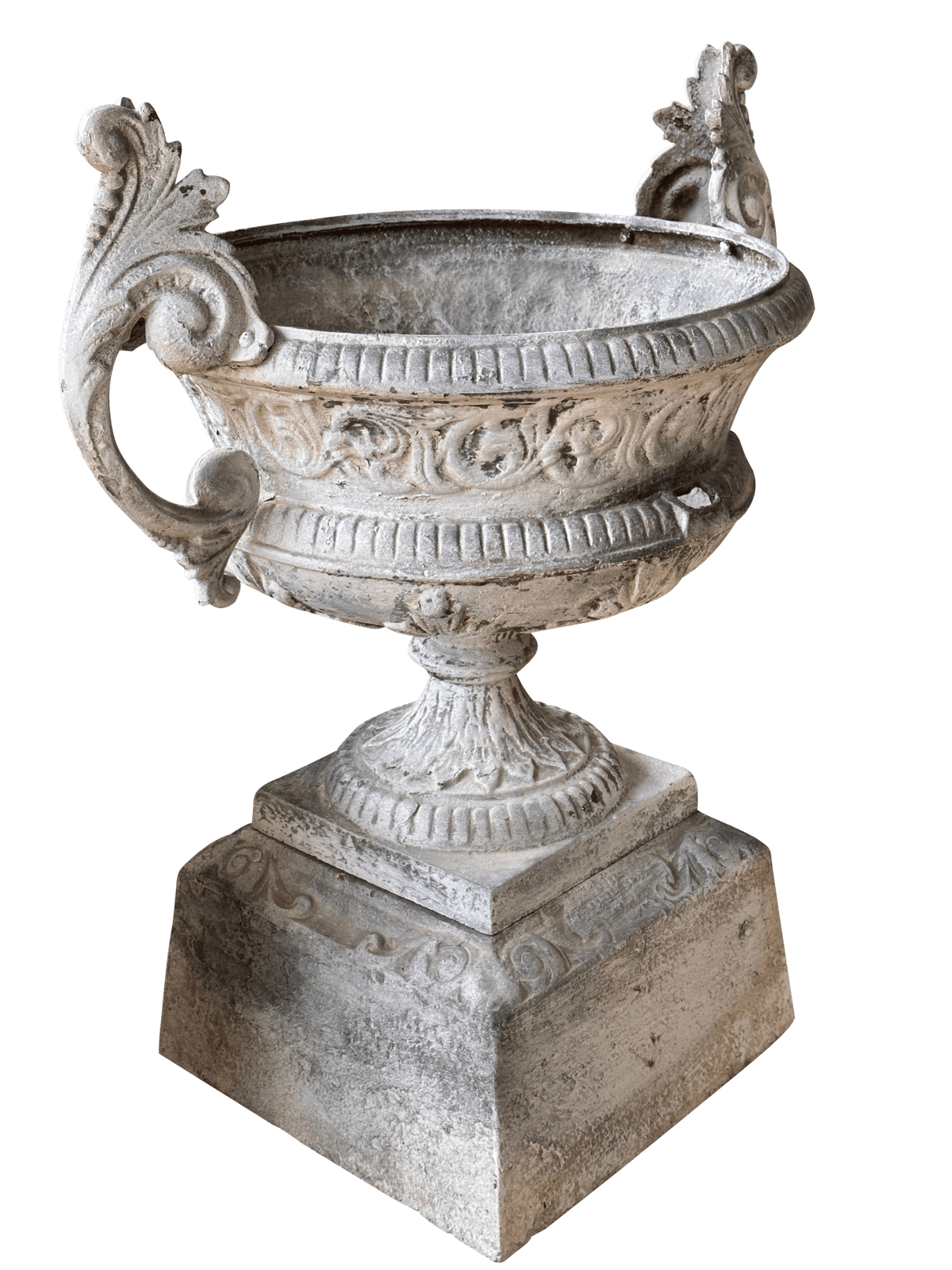 19th Century French Iron Garden Urn - Helen Storey Antiques