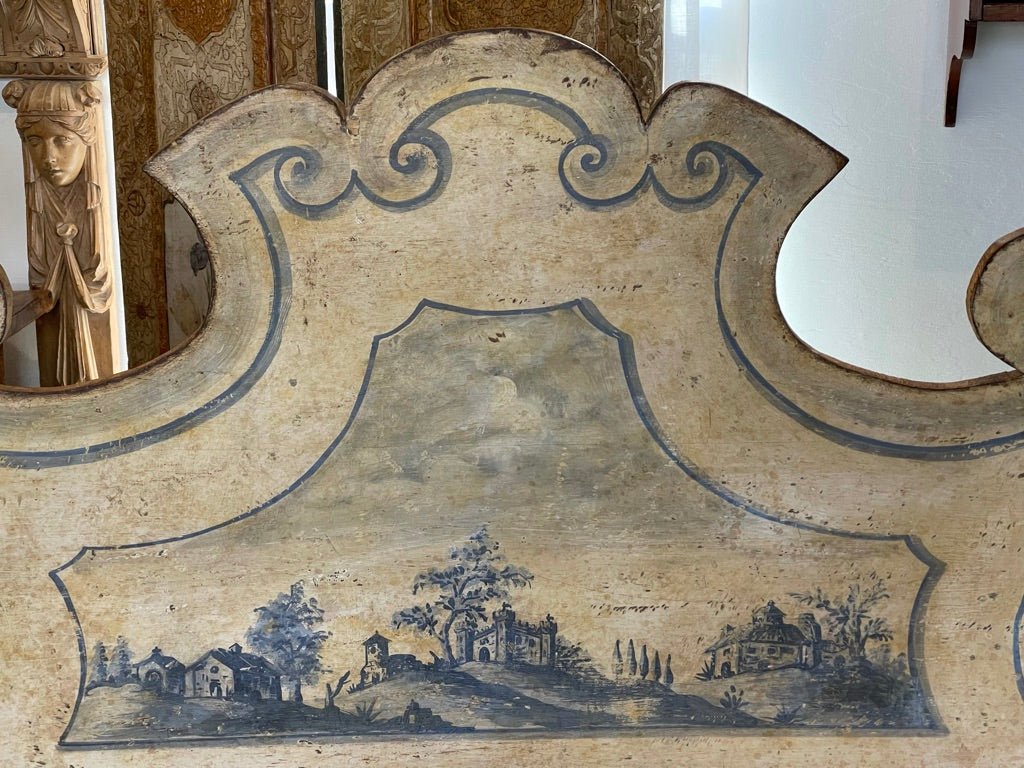 19th Century Italian Baroque Style Tuscan Hall Bench - Helen Storey Antiques