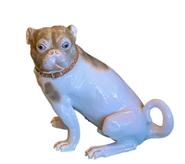 19th Century Porcelain Pug