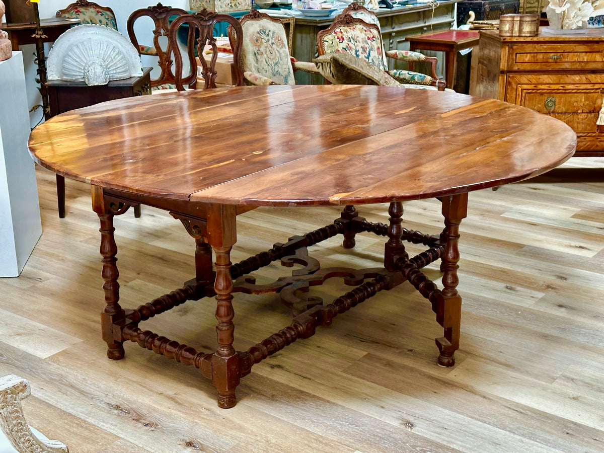 Rare and Important Bermuda Plantation-Made Table, 18th Century