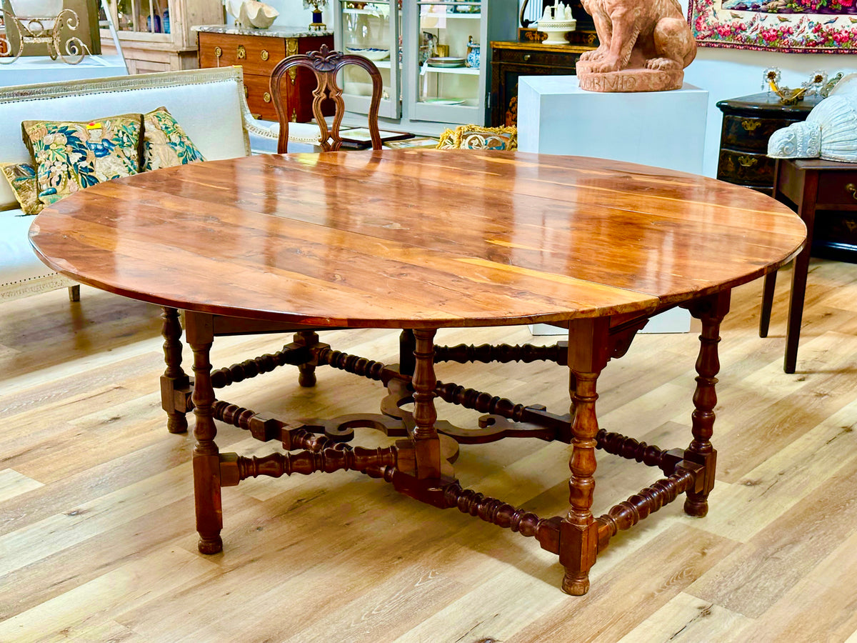 Rare and Important Bermuda Plantation-Made Table, 18th Century