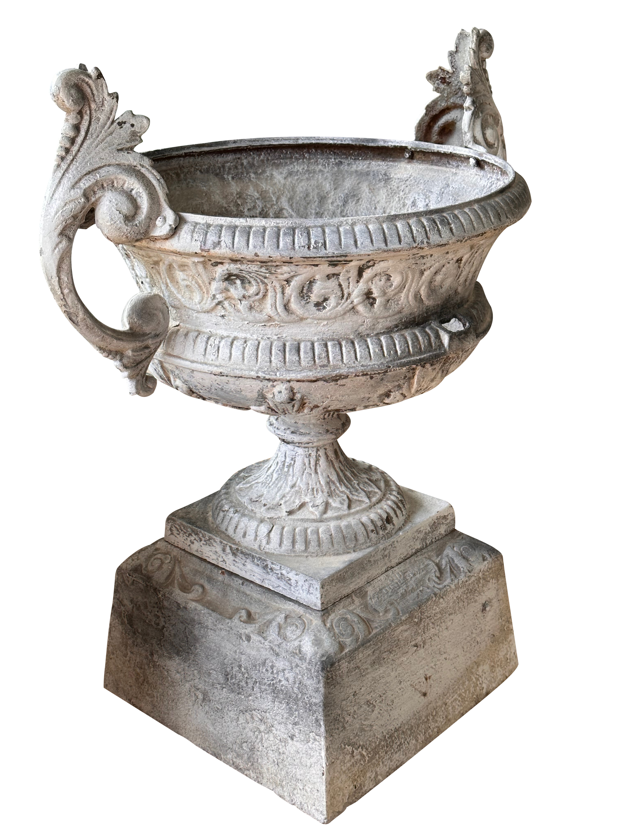 antique silver urns
