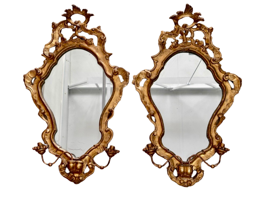 Pair 18th C. Venetian Mirrors