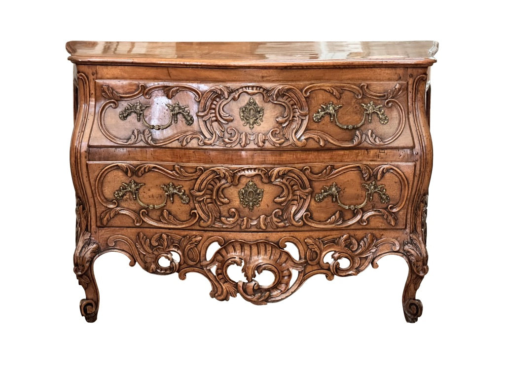 18th Century French Walnut Commode Louise XV