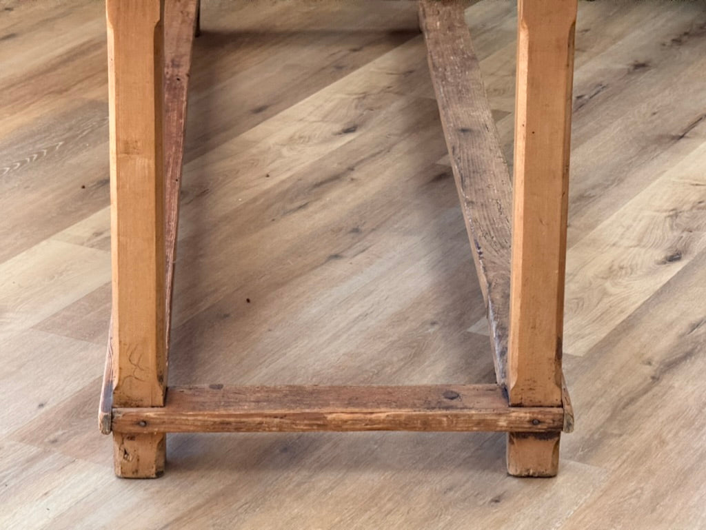 Continental Pine Farm Table,  Late 19th Century