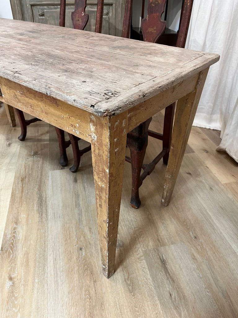 Rare 18th Century Italian Tuscan Rustic Table