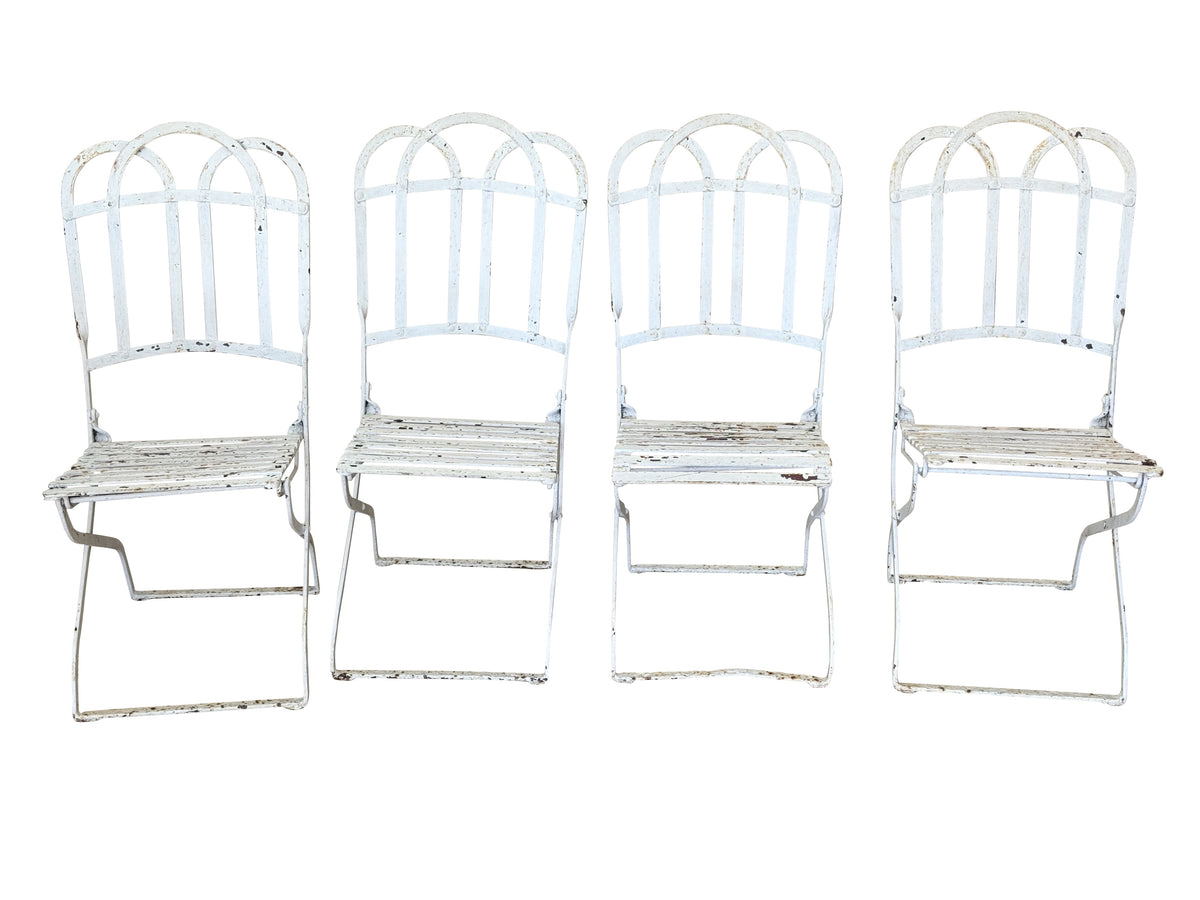 Set of Four Parisian Cafe Chairs