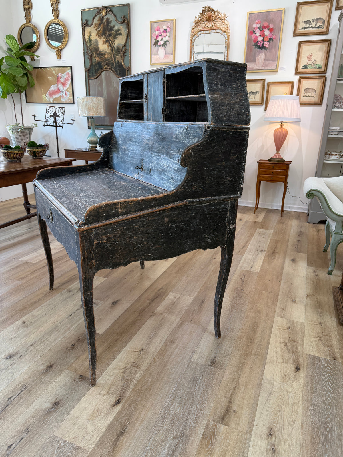 Rare 18th Century Gustavian Writing Desk