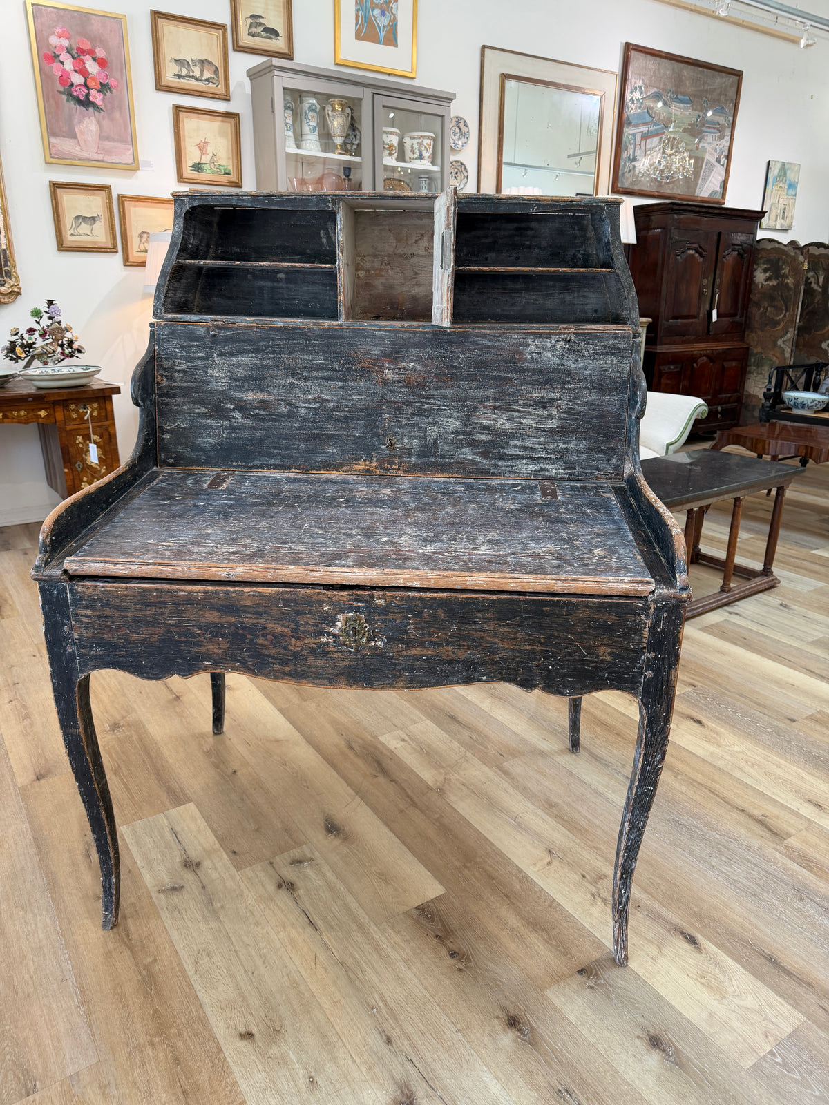 Rare 18th Century Gustavian Writing Desk