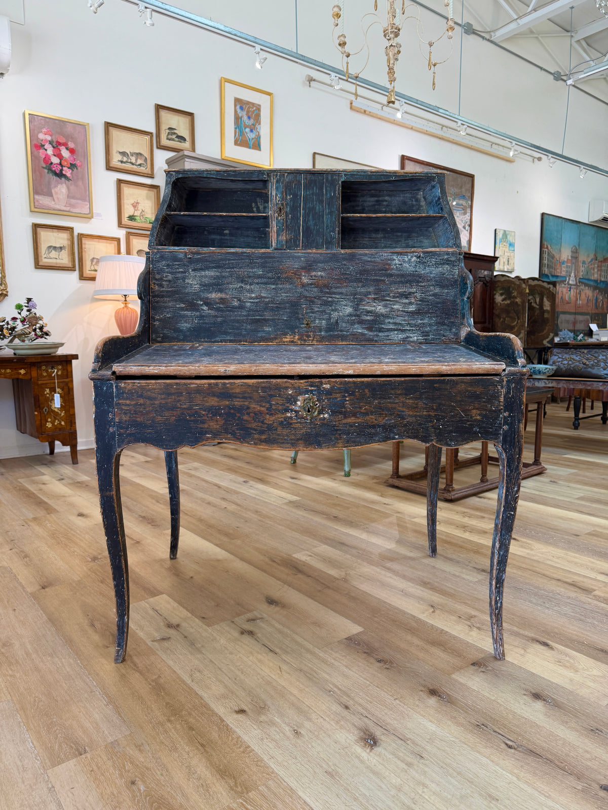 Rare 18th Century Gustavian Writing Desk