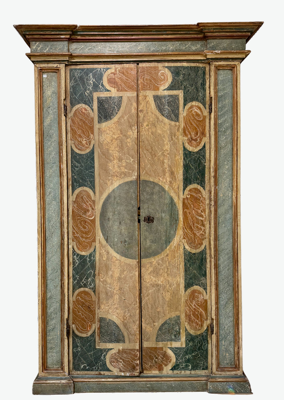 Italian painted armoire, Tuscany 18th Century