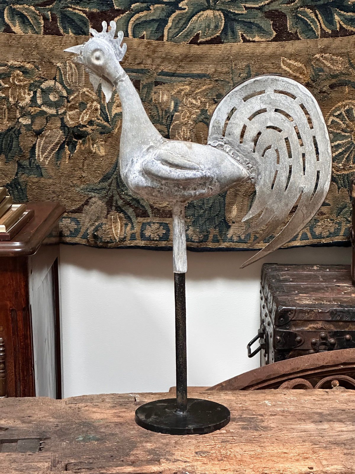 19th Century French Provincial Zinc Rooster