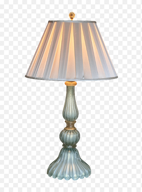 Mid-Century Italian Murano Glass Lamp, Archimede Seguso