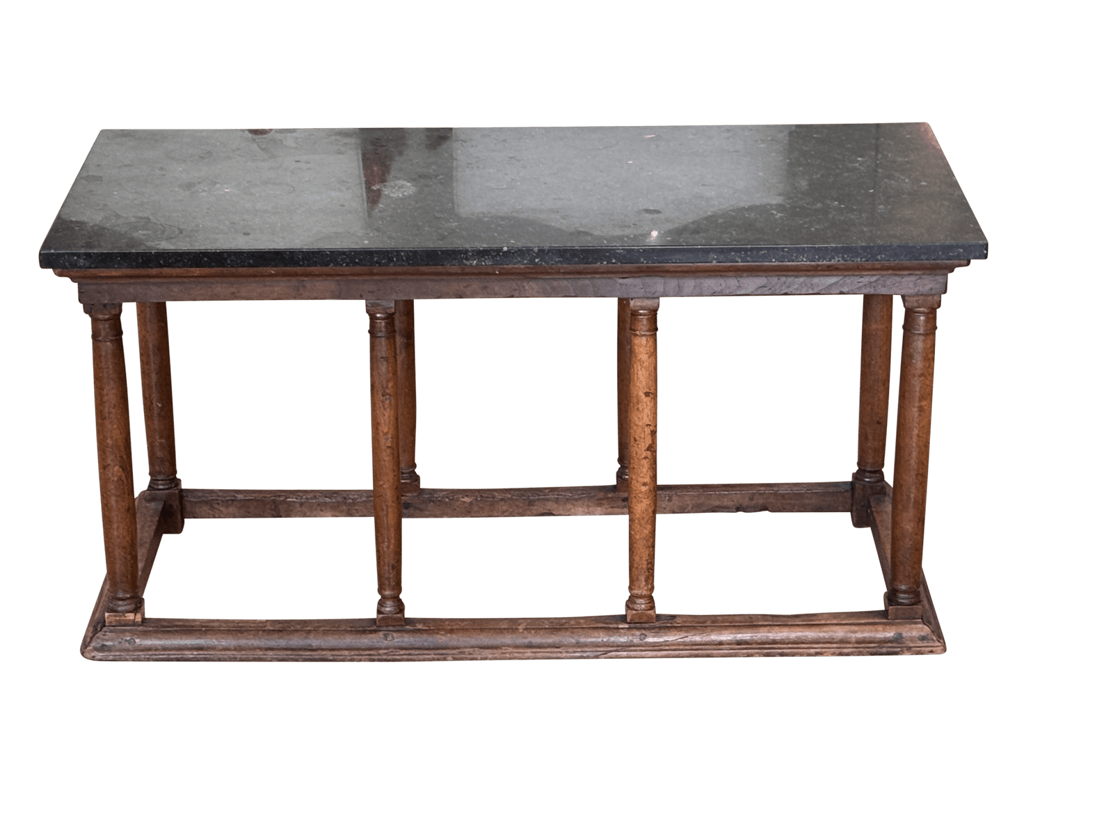 A Baroque Walnut and Marble Coffee or Low Table, 17th Century