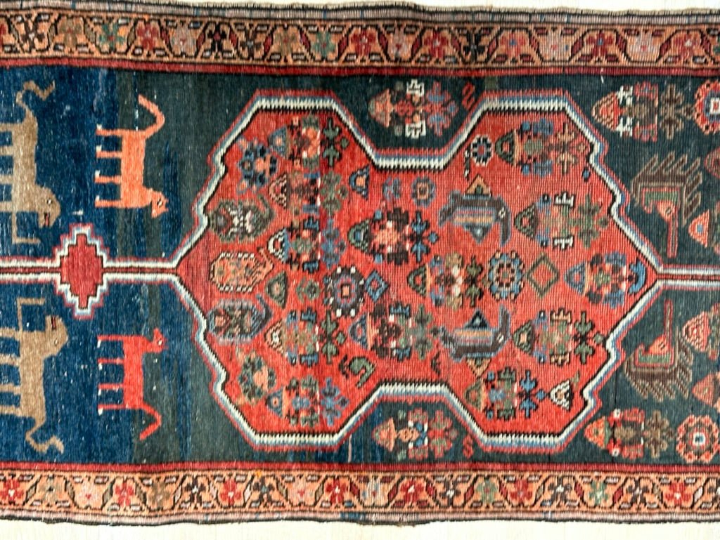 Antique Northwest Persian runner, Richly Patterened - Helen Storey Antiques