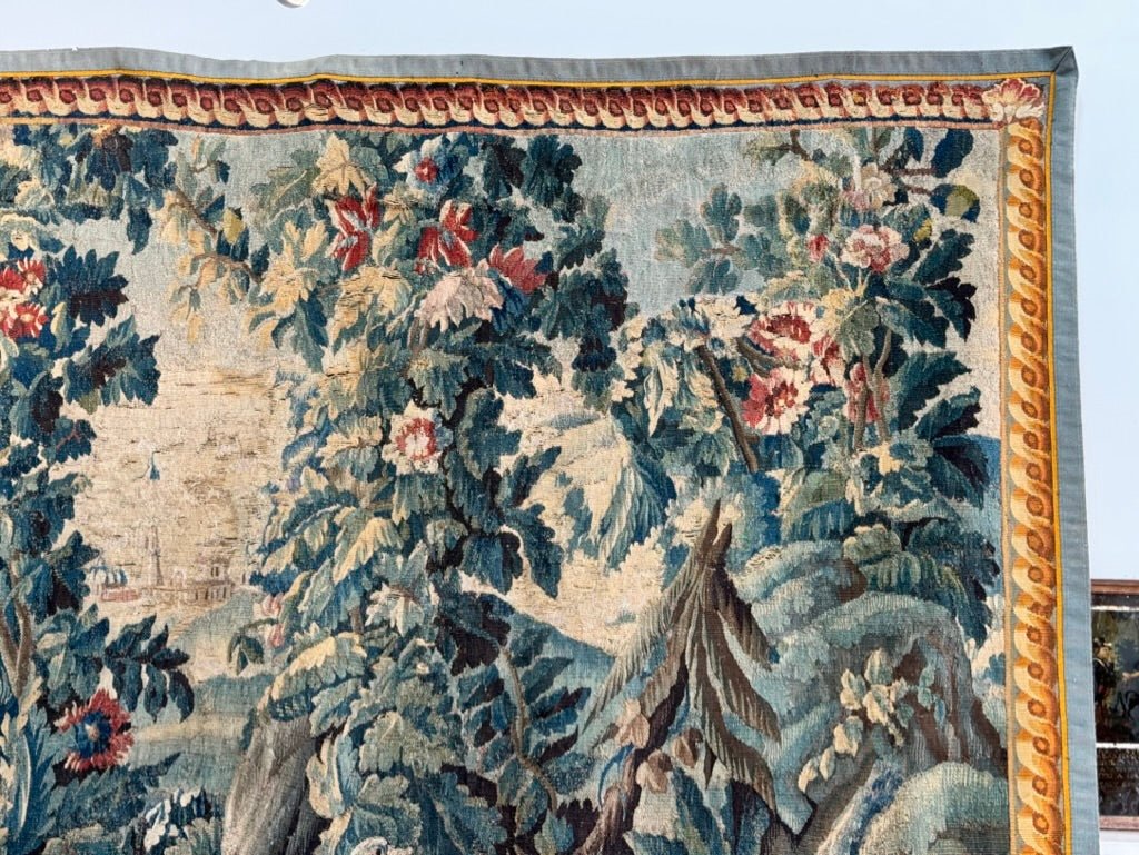 Beautiful Aubusson Tapestry, 18th Century - Signed - Helen Storey Antiques