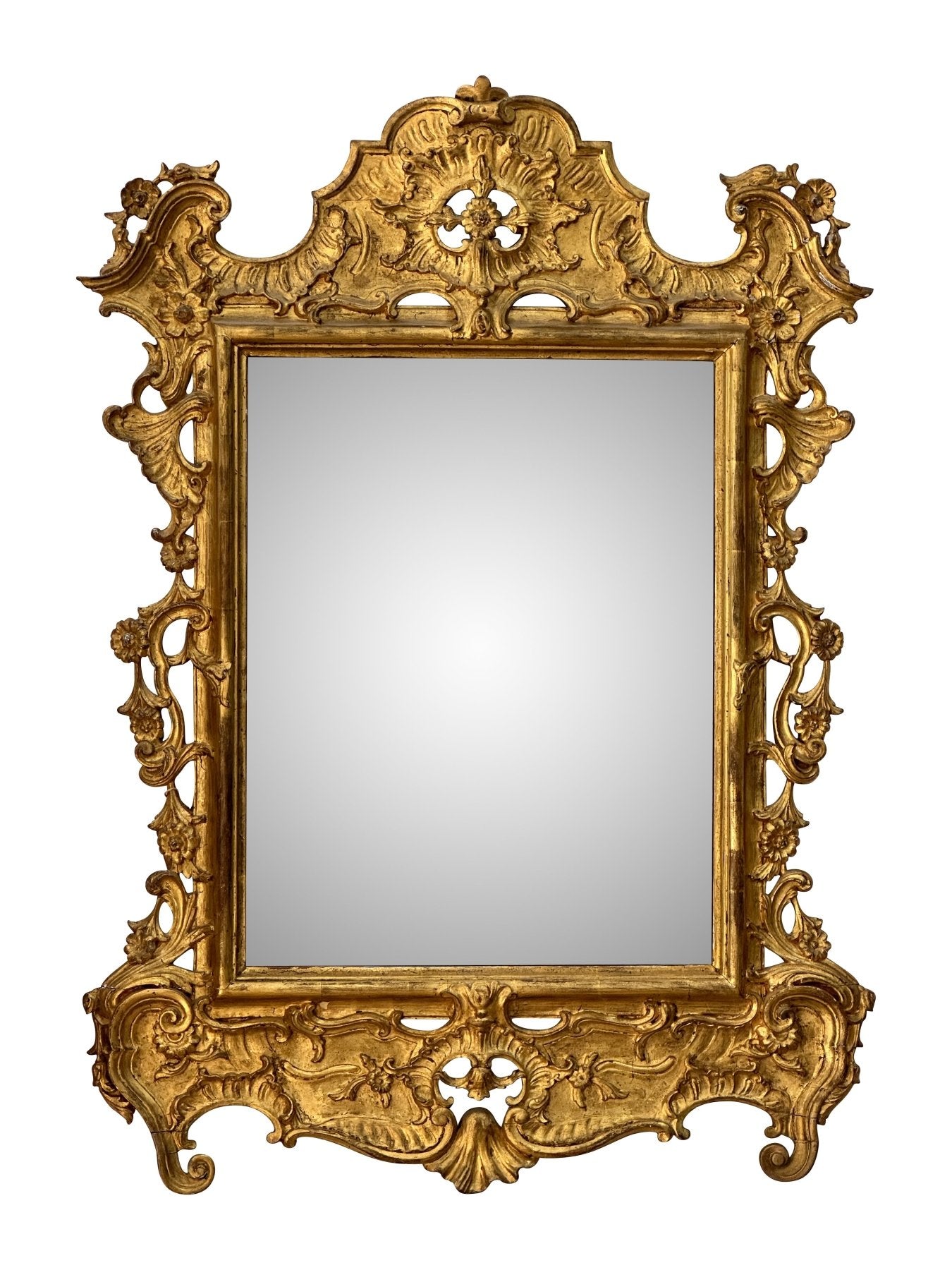 Beautifully Carved, Gilded French 18th Century Mirror