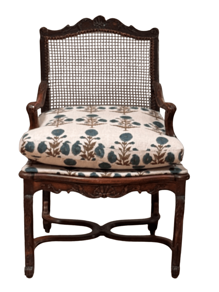 Charming, period Louis XVI caned fauteuil - Helen Storey Antiques