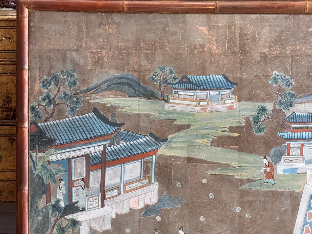China Trade 18th – early 19th century Wallpaper Panel - Helen Storey Antiques
