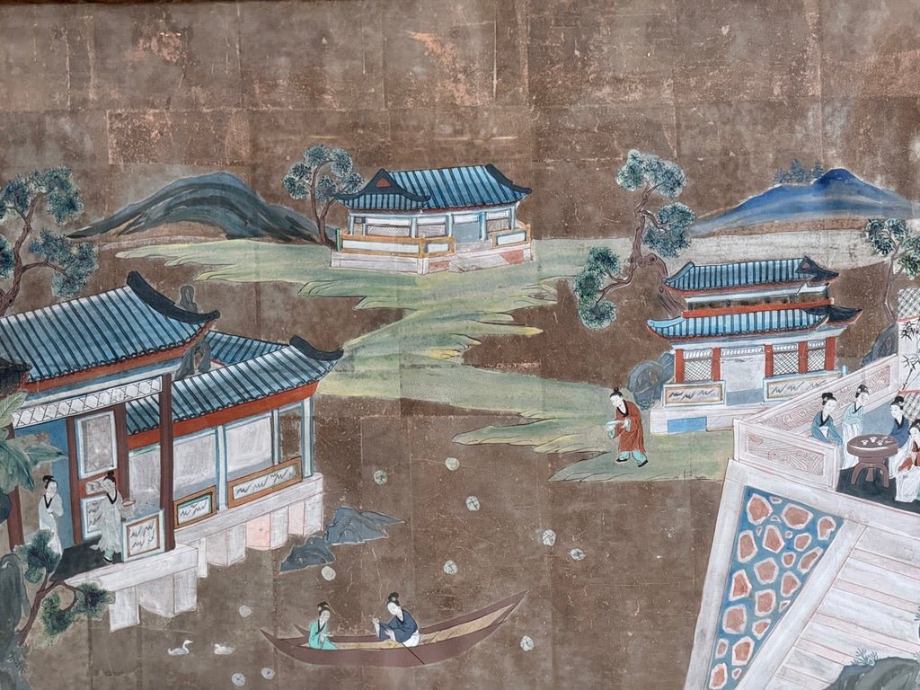 China Trade 18th – early 19th century Wallpaper Panel - Helen Storey Antiques