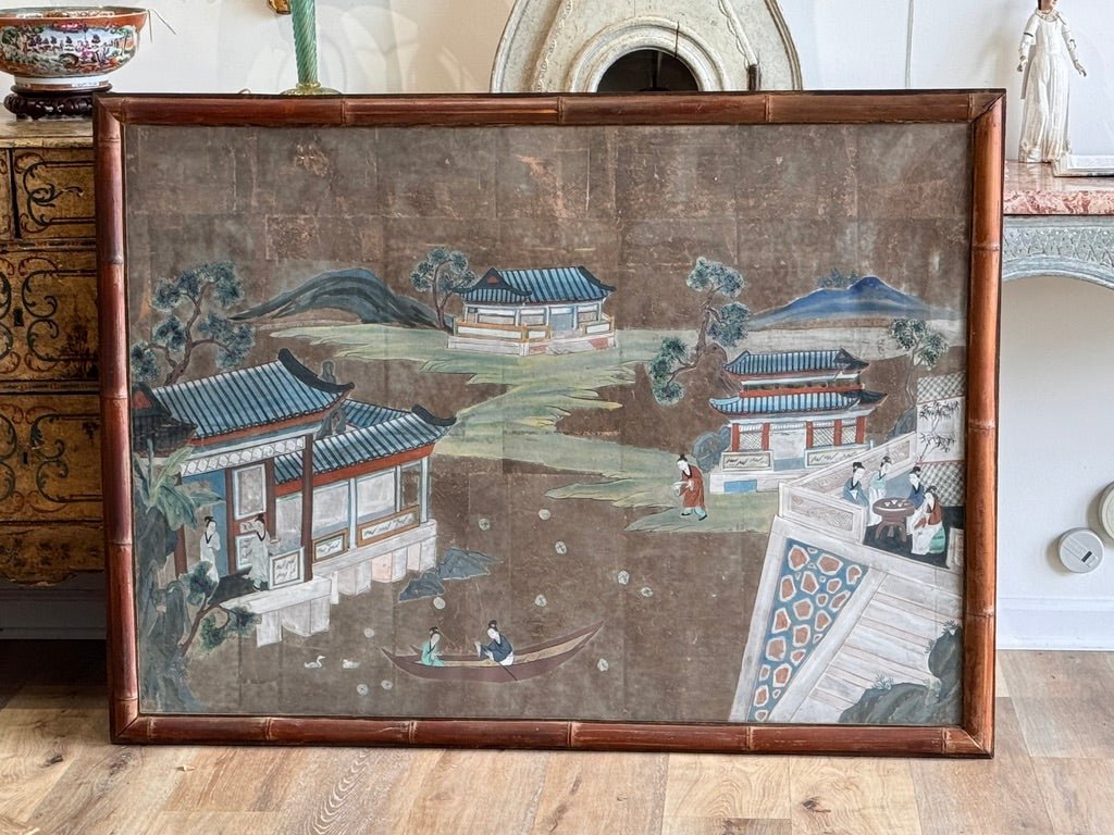 China Trade 18th – early 19th century Wallpaper Panel - Helen Storey Antiques