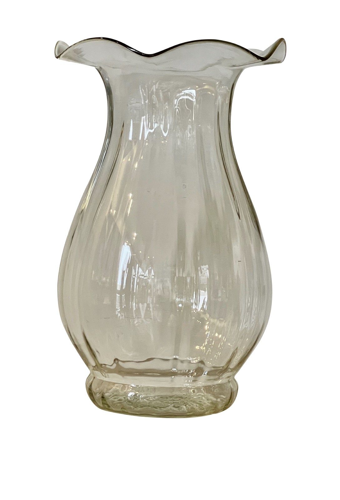 CLASSICAL MID - CENTURY BLOWN GLASS VASE - Helen Storey Antiques