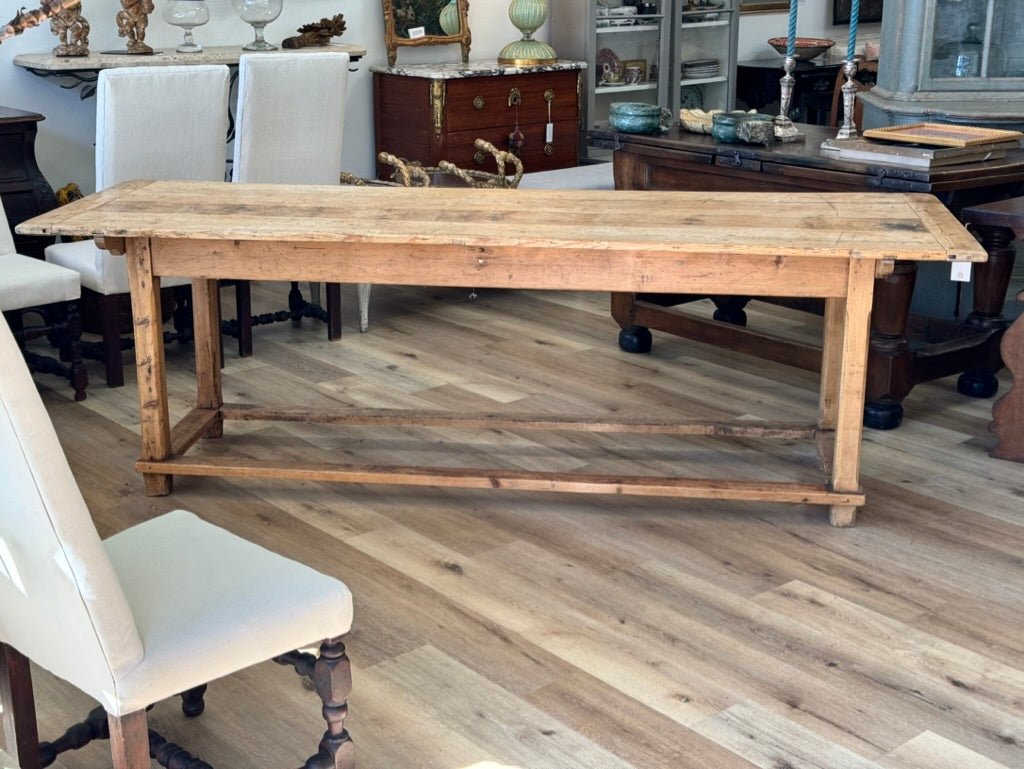 Continental Pine Farm Table,  Late 19th Century