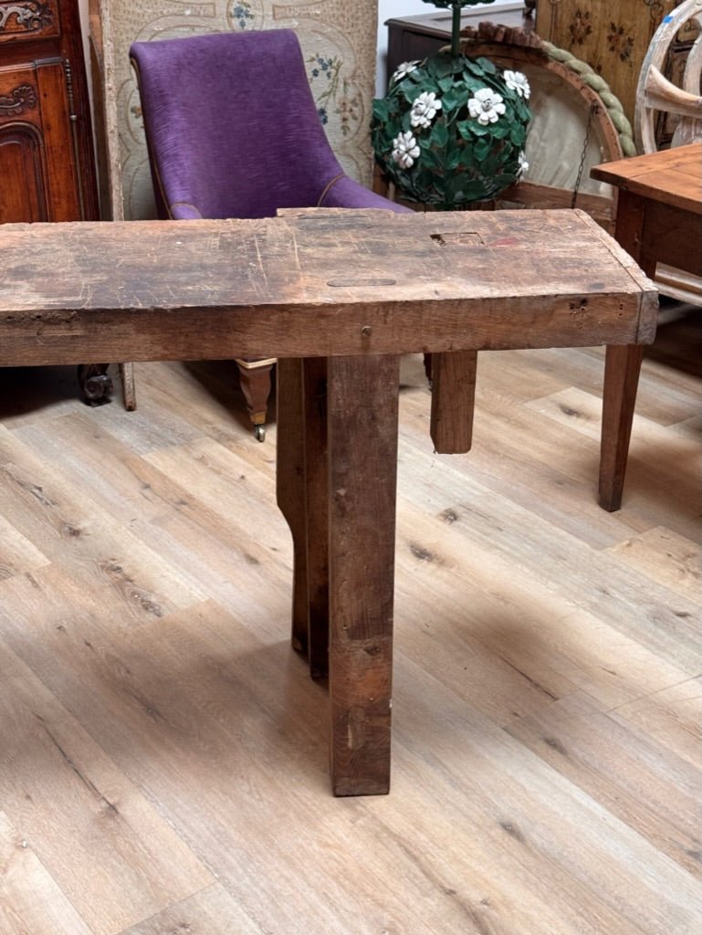 Early 20th Century French Carpenter’s Workbench - Helen Storey Antiques