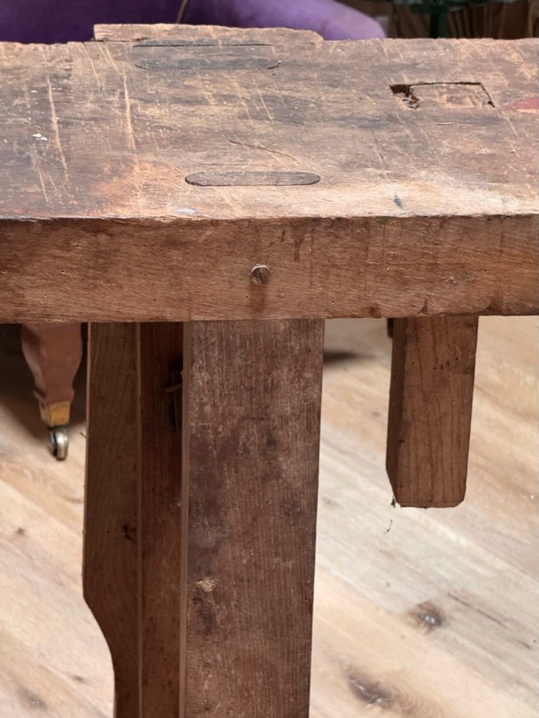 Early 20th Century French Carpenter’s Workbench - Helen Storey Antiques