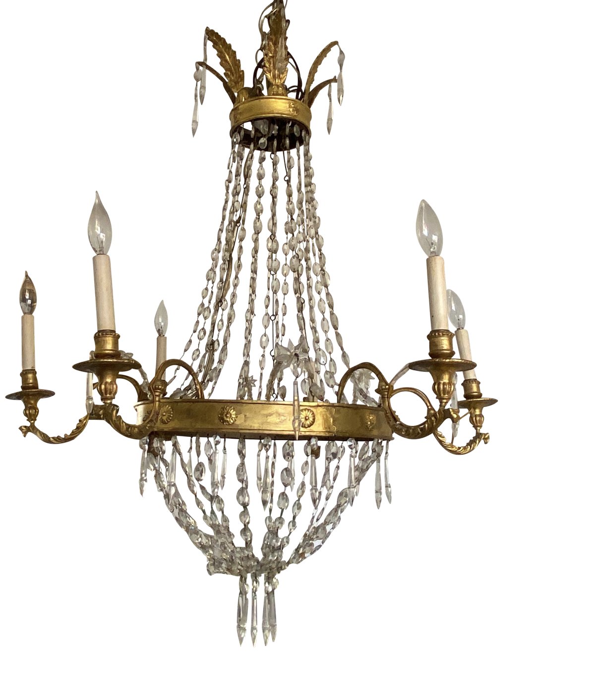 Eighteenth Century Italian Empire Chandelier - ON HOLD