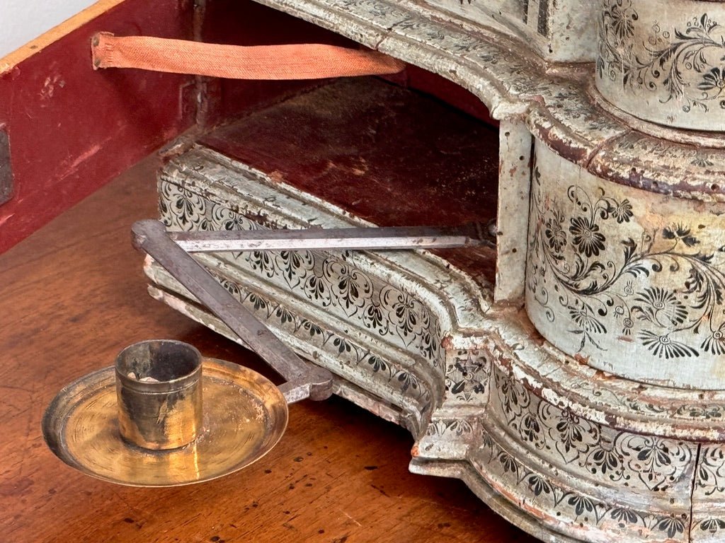 Exceptional 18th Century Venetian dressing table mirror / table top vanity - Helen Storey Antiques