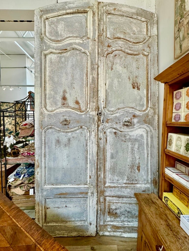 Exceptional Pair of Louis XIV period chateau doors, from Provence - Helen Storey Antiques