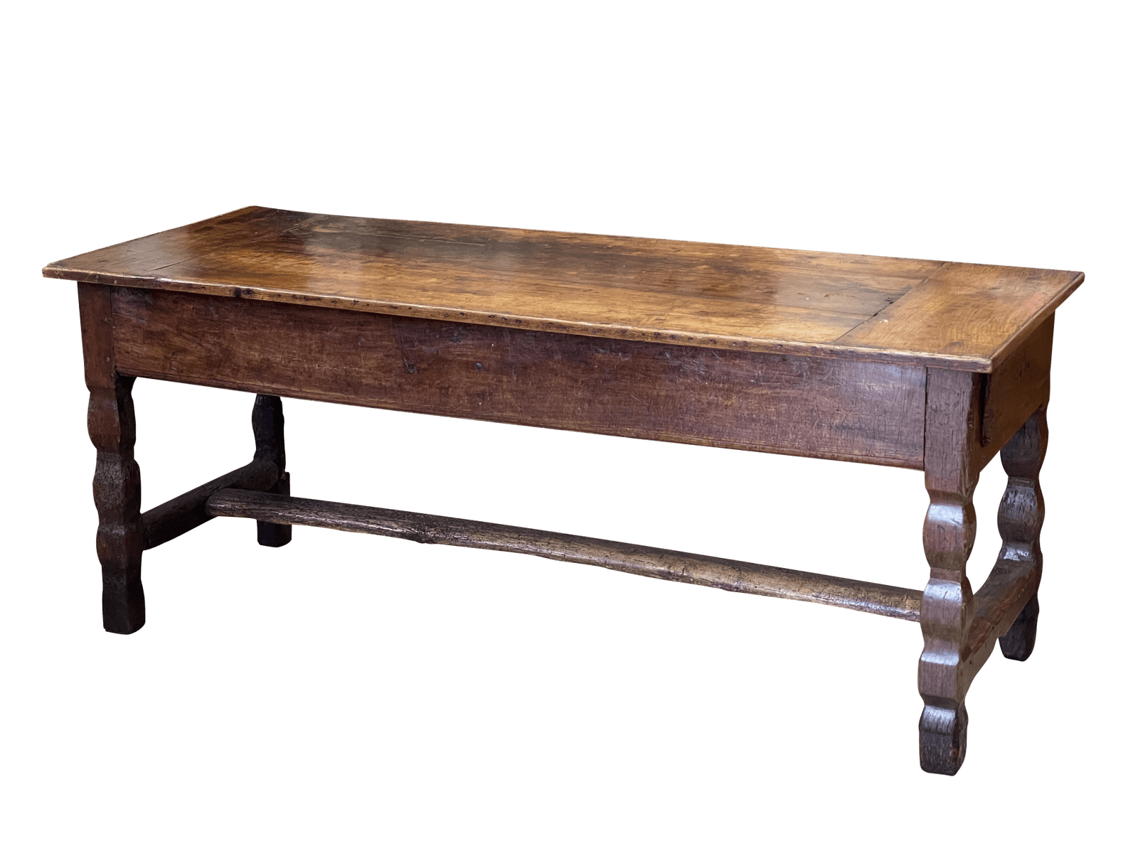 Exceptional Rustic 17th Century French Provincial Farm or Work Table