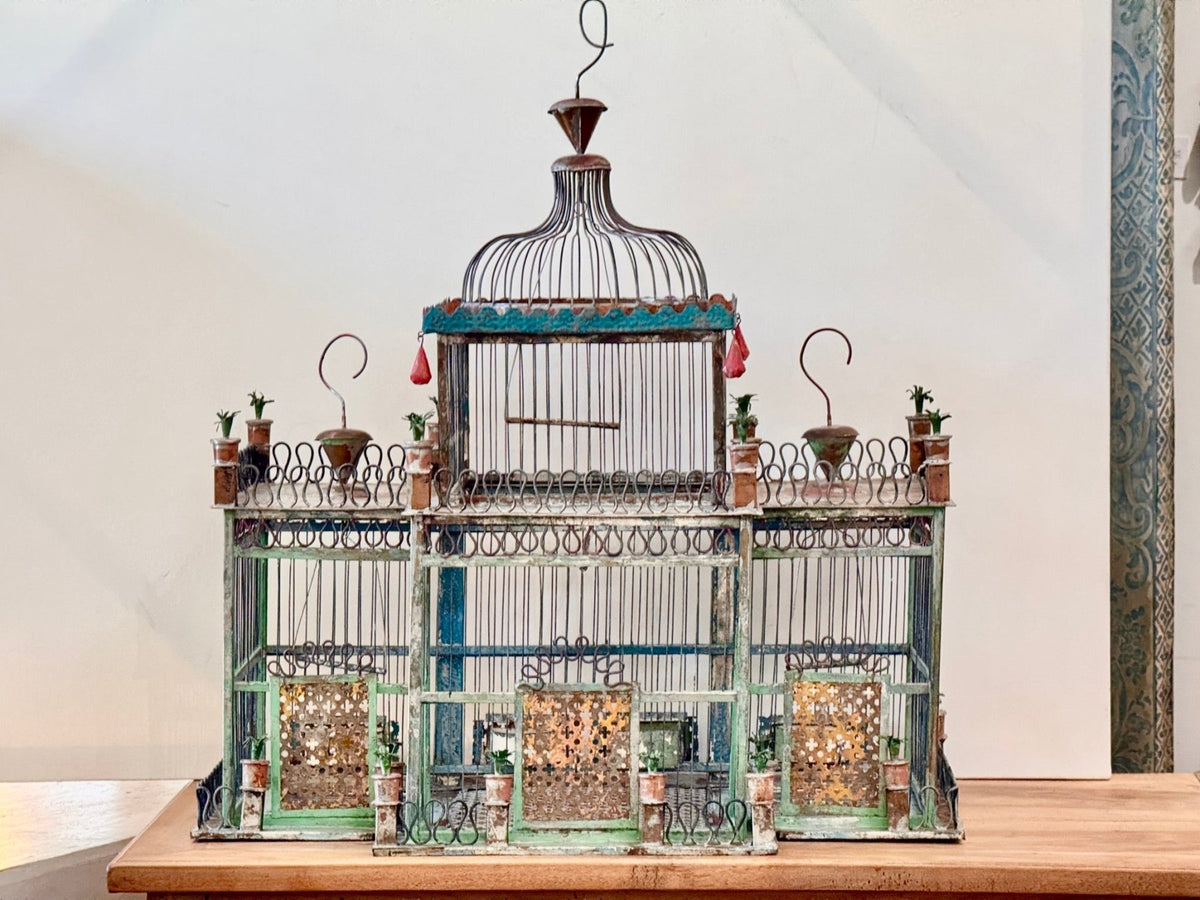 Extraordinary Architectural Birdcage - Helen Storey Antiques